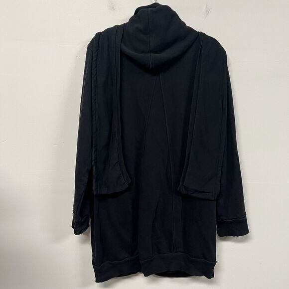 Soft Surroundings Go Lively Jacket Womens Size XL Black Travel Wrap Scarf Cozy - Picture 3 of 13